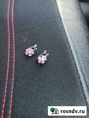 Серебряные серьги Белогорск - изображение 1