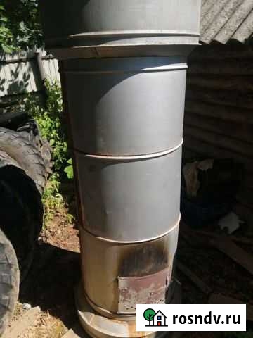 Продам печку стояк круглый Старая Русса - изображение 1