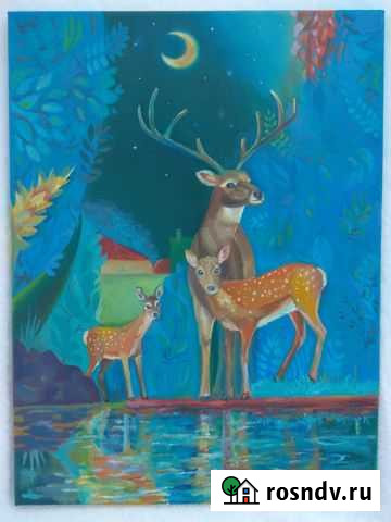 Картина маслом 30*40 см Всеволожск - изображение 1