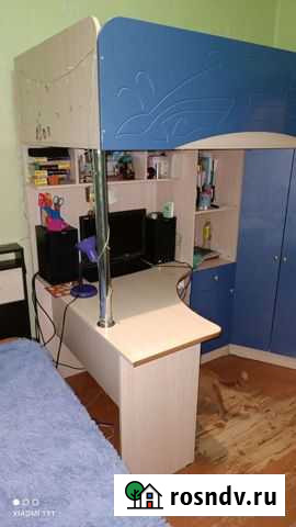 Кровать чердак со столом Сокол - изображение 1