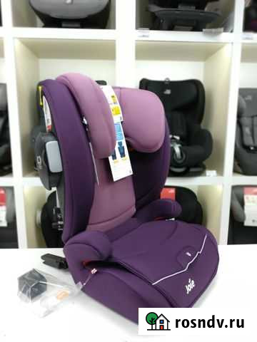 Автокресло 15-36кг изофикс Joie duallo lilac крашт Уфа - изображение 1