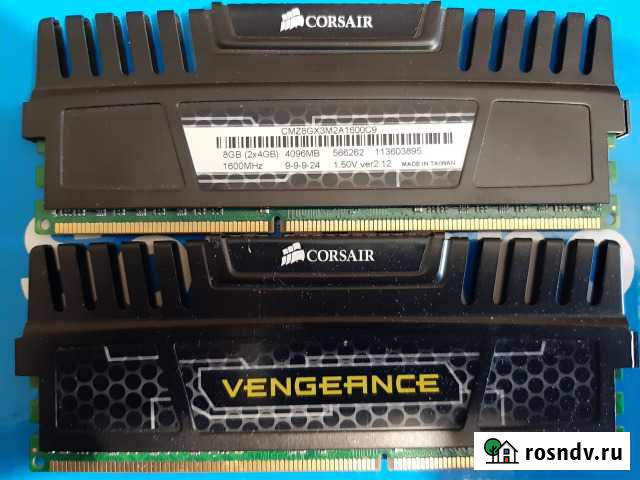 Corsair DDR3 1600 9-9-9-24 Верхний Уфалей - изображение 1