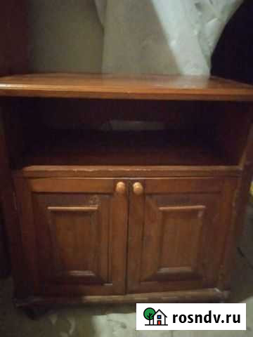 Тумба под телевизор натуральное дерево Мурманск - изображение 1