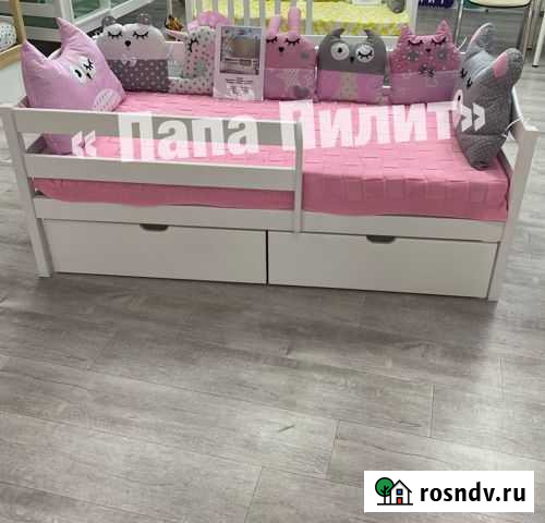 Кровать детская. Массив березы Киров - изображение 1