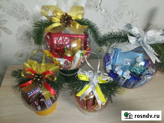 Шар со сладостями. Подарок на новый год Пермь - изображение 1