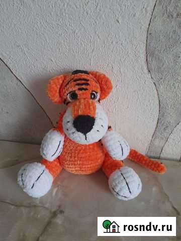 Вязаная игрушка тигр Брянск - изображение 1