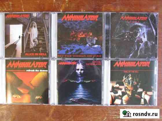 CD компакт диски Annihilator,Motley Crue,Sodom Севастополь