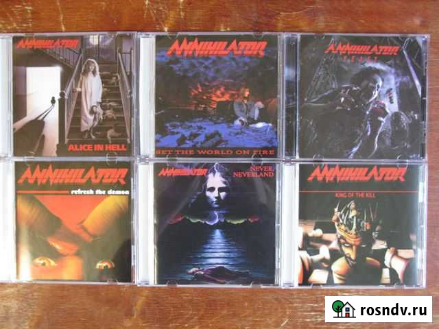 CD компакт диски Annihilator,Motley Crue,Sodom Севастополь - изображение 1
