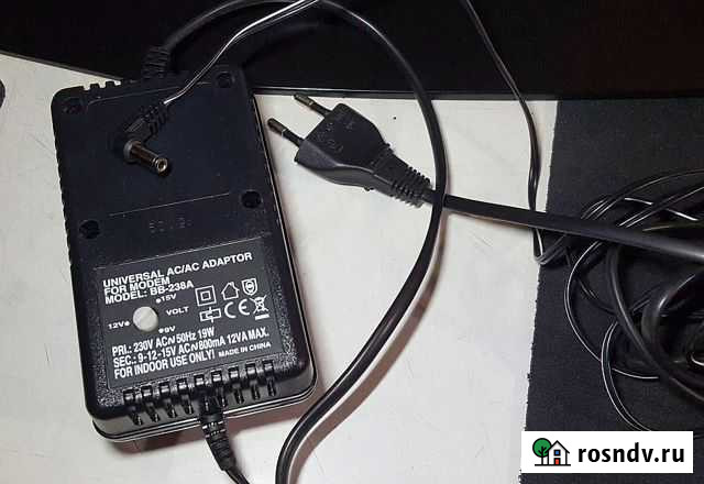 Блок питания адаптер Vanson BB-238A AC/AC 9,12,15V Смоленск - изображение 1