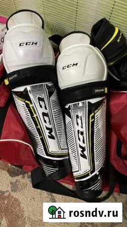 Щитки хоккейные ccm tacks 9060 sr XL Ярославль - изображение 1