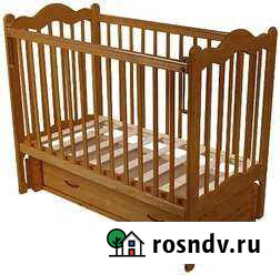 Детская кроватка с продольным маятником Перемышль - изображение 1