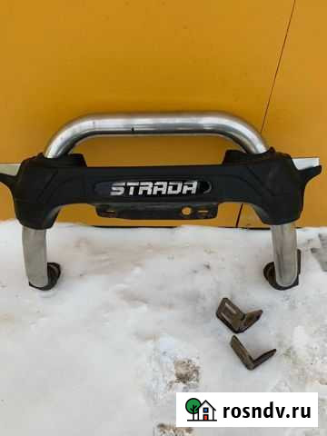 Продам кенгурятник на L200 Пойковский - изображение 1