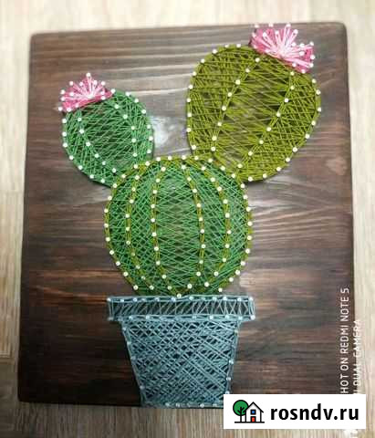 Интерьерная картина из ниток Курск - изображение 1