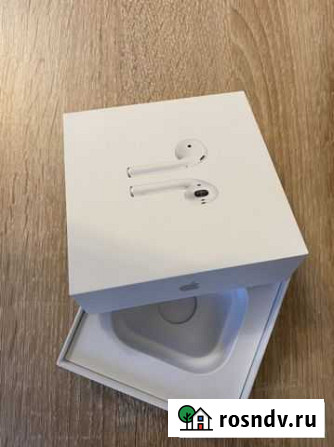 Оригинальная коробка Airpods эйрподс Мурино - изображение 1