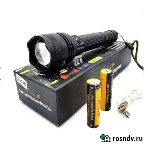 Фонарик светодиодный аккумуляторный Выборг - изображение 1