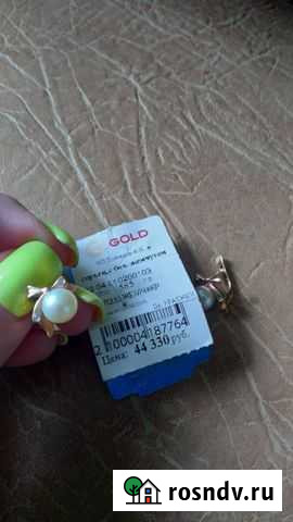 Золотые серьги с жемчугом Великий Новгород - изображение 1