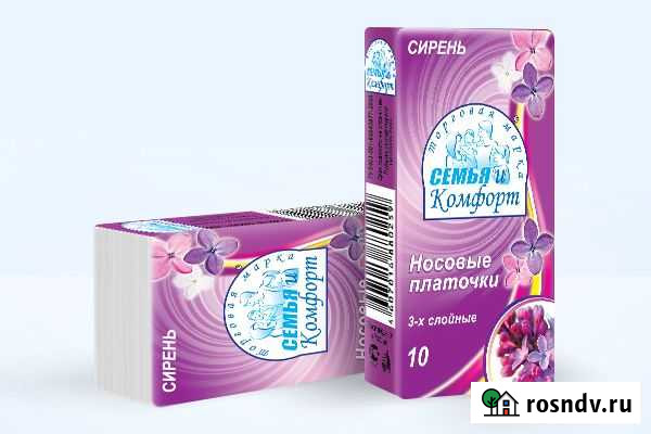 Платочки бумажные Васильково - изображение 1