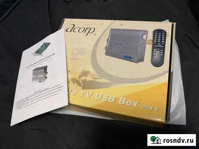 Тв-тюнер acorp DS120, внешний usb Нижний Новгород - изображение 1