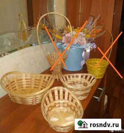 Корзинки декоративные разные Воронеж - изображение 1