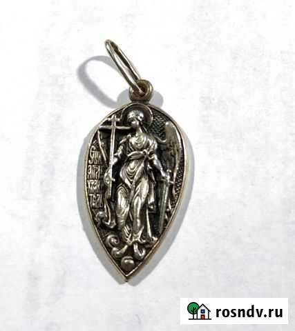 Повеска серебряная с ангелом-хранителем Рязань - изображение 1
