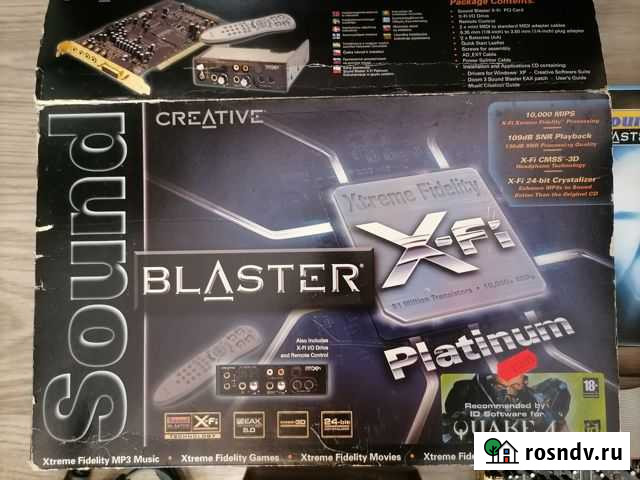 Звуковая карта Sound Blaster X-Fi Хабаровск - изображение 1