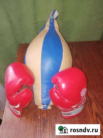 Боксерская груша и перчатки Белебей - изображение 1
