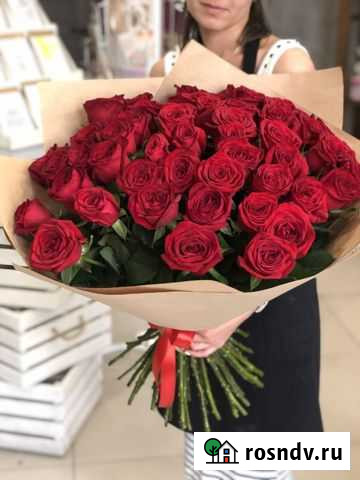 51 красная роза с доставкой Казань - изображение 1