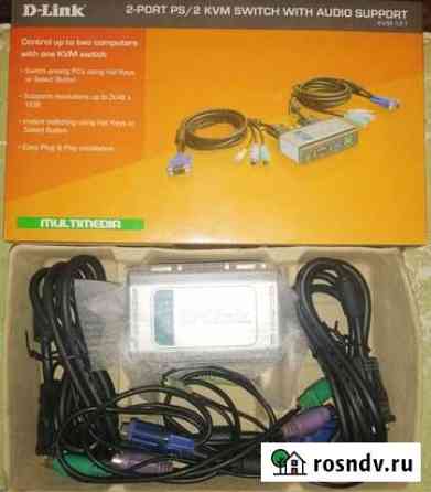 KVM-переключатель VGA и PS/2 D-Link KVM-121 Мурманск