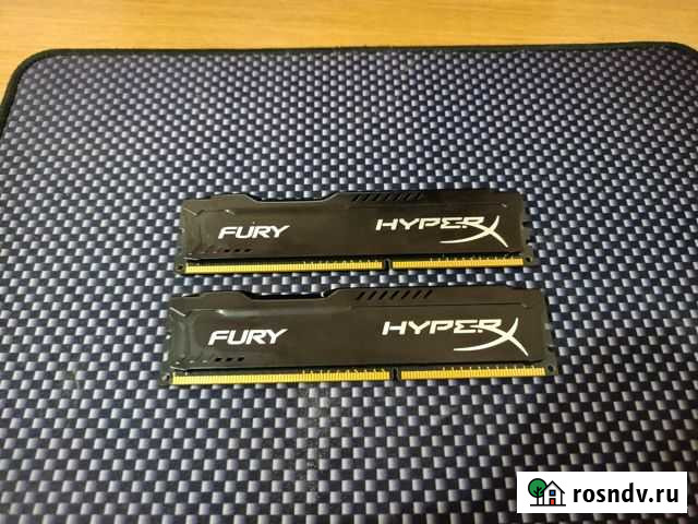 Оперативная память Kingston HyperX DDR3 1600 4Гбх2 Пикалево - изображение 1