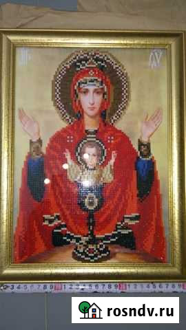 Икона Неупиваемая чаша, алмазной мозаикой в раме Подольск - изображение 1