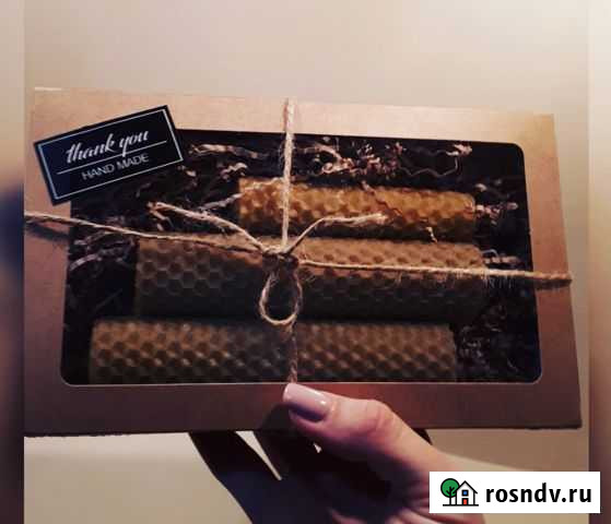 Свечи из натуральной вощины Краснодар - изображение 1