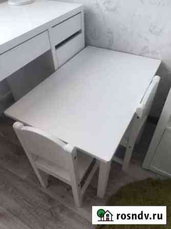 Стол,2 стула IKEA Комсомольск-на-Амуре