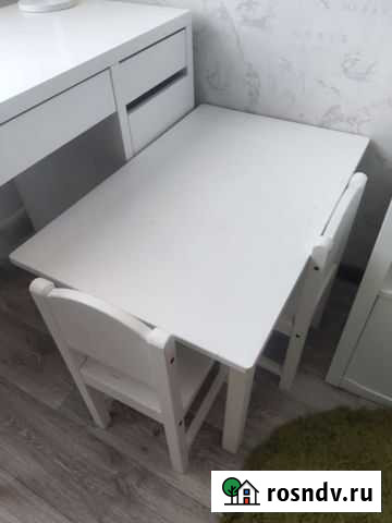 Стол,2 стула IKEA Комсомольск-на-Амуре - изображение 1