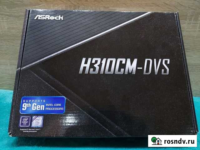 Материнская плата asrock h310cm-dvs Верхняя Пышма - изображение 1