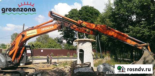 Уникальный длиннорукий экскаватор hitachi225 13м Сертолово - изображение 1