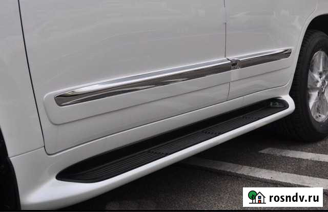 Пороги с подсветкой на Лексус лх 570 Lexus LX 570 Махачкала - изображение 1