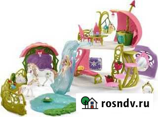 Schleich 42445 Блестящий дом-цветок с единорогами Калининград - изображение 1