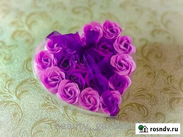 Сердце из роз на мыльной основе Хабаровск - изображение 1