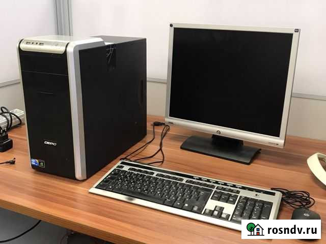 Компьютер+ монитор клавиатура мышь Норильск - изображение 1