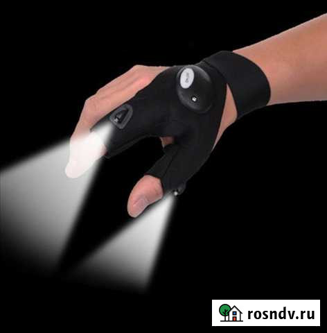 Перчатки со встроенным фонариком Каменск-Шахтинский - изображение 1