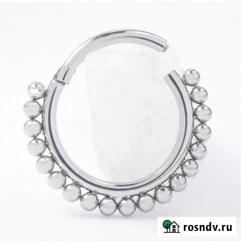 Кольцо кликер для пирсинга из титана Тюмень - изображение 1