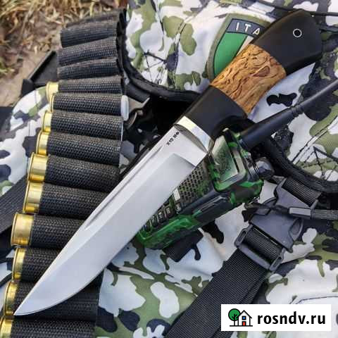 Нож Луч с долами из стали Х12мф Псков - изображение 1