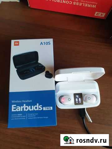 Беспроводные наушники xiaomi Earbuds TWS A10S Сочи - изображение 1