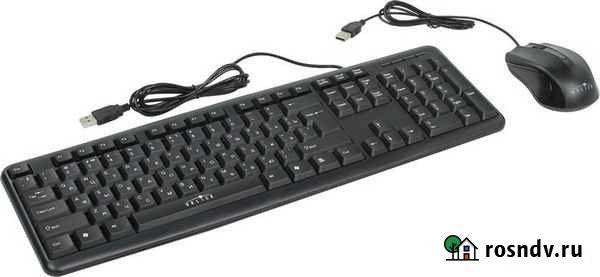 Комплект (клавиатура+мышь) Oklick 600M USB черный Ульяновск - изображение 1