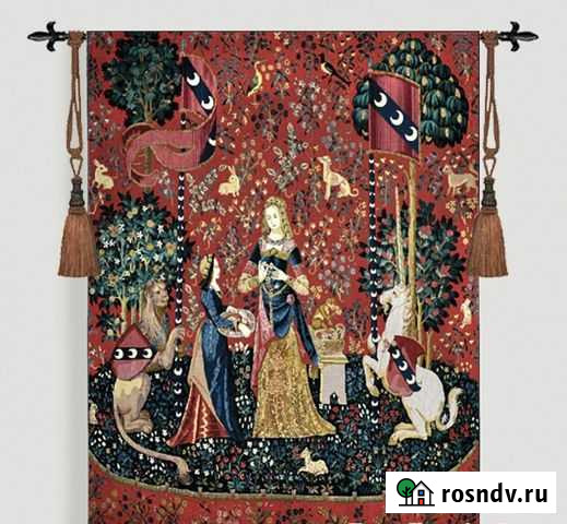 Гобелен средневековый сюжет- Обоняние, или запах Владимир - изображение 1