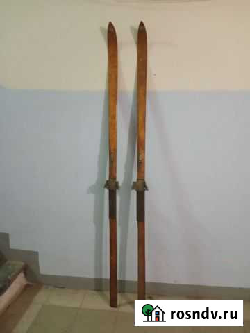 Лыжи деревянные СССР Саратов - изображение 1