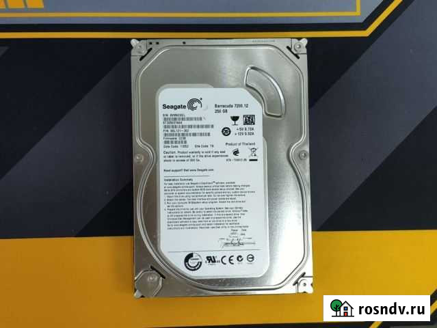 SATA жесткий диск Seagate 250 Gb Бийск - изображение 1