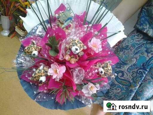 Букеты с конфетами и игрушками Волгоград - изображение 1