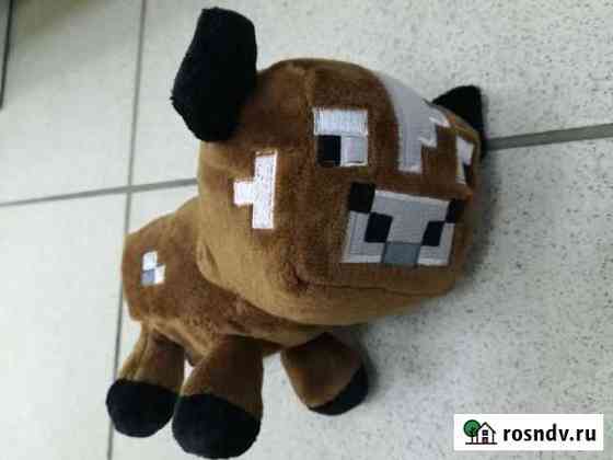 Мягкая игрушка майнкрафт коричневая Чита