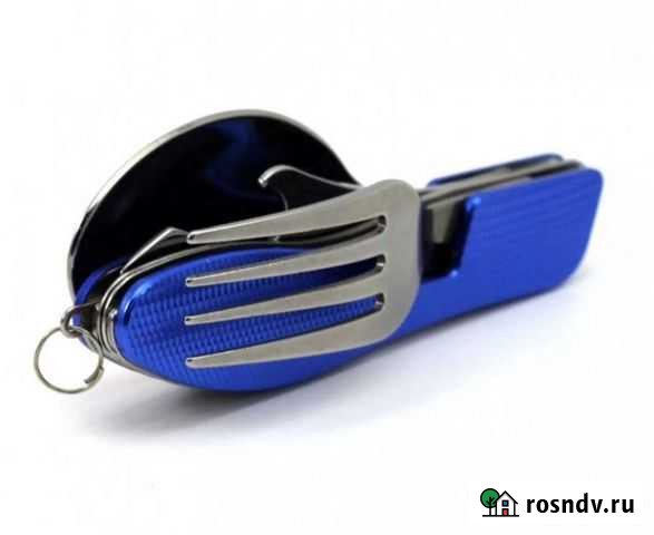 Cкладной набор Explorer столовые приборы 4шт Омск - изображение 1